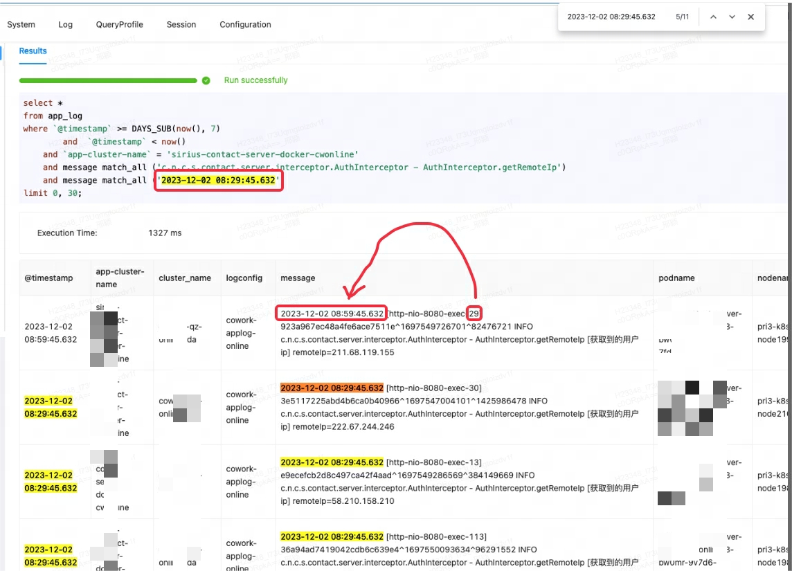 Dorsi Query Optimization