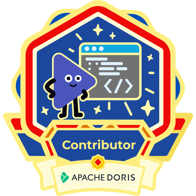 Apache Doris Contributor badge